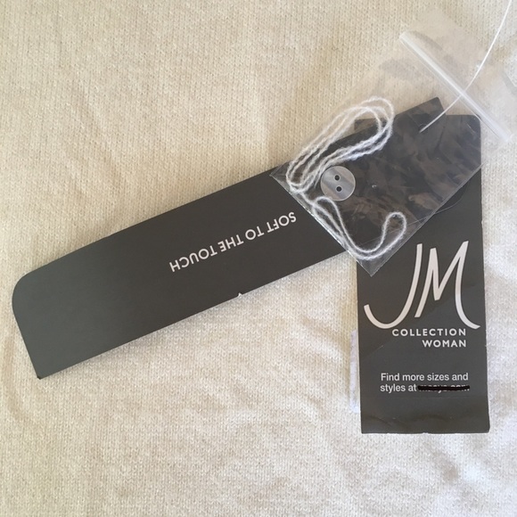 JM Collection Woman Sweater 2X Pullover White - Picture 11 of 11